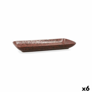 Półmisek Kuchenny Ariane Oxide Ceramika Brązowy (28 x 14 cm) (6 Sztuk)