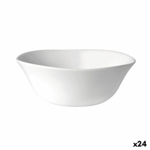 Miska Bormioli Rocco Parma Biały Szkło (Ø 14 cm) (24 Sztuk)