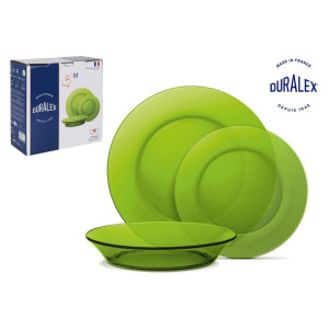 Talerz Duralex Lys 12 pcs Kolor Zielony