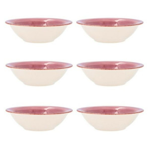 Miska Quid Vita Różowy Ceramika 6 Sztuk (18 cm)