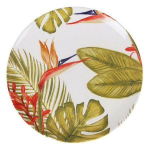 Plochá doska Paraiso Porcelana Set (Ø 26 x 2 cm) (3 Sztuk)