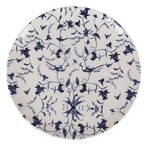 Plochá doska Tuile Porcelana Set (Ø 26 x 2 cm) (3 Sztuk)