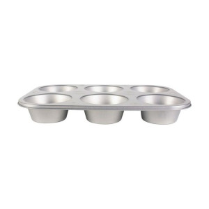 Forma na Flan Quttin 6 Sztuk Stal węglowa 26,5 x 18 x 3 cm