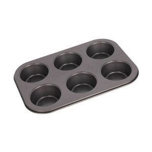 Forma na Flan Quttin Cherry 6 Sztuk Stal węglowa 26,5 x 18,5 x 3 cm