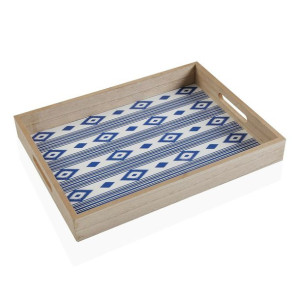 Taca Versa Manacor Niebieski Drewno MDF 30 x 5 x 45 cm