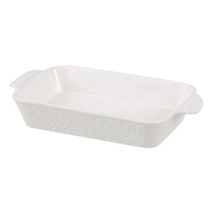 Półmisek Kuchenny 32 x 17,5 x 5 cm Porcelana Biały