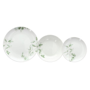 Naczynia 18 Części Kartki Porcelana 1 cm