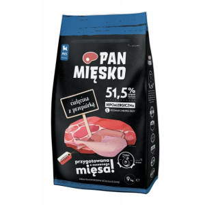 Pan Mięsko Karma Psa Cielęcina Przepiórka Junior