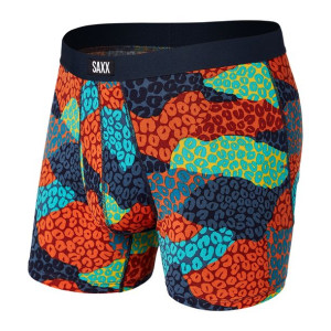 Bokserki męskie SAXX DAYTRIPPER Boxer Brief - kolorowe centki