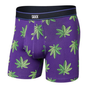 Bokserki męskie SAXX DAYTRIPPER Boxer Brief konopie - filoetowe