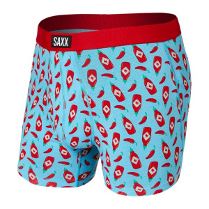 Bokserki męskie SAXX Undercover Boxer Br Fly tabasco - niebieskie