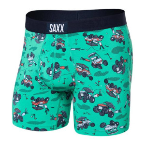 Bokserki męskie SAXX ULTRA BOXER Boxer Brief wózek golfowy - zielony