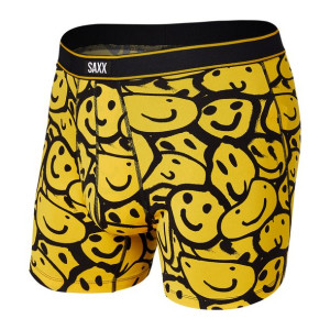 Bokserki męskie SAXX DAYTRIPPER Boxer Brief Fly Emotki - zólte