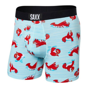 Bokserki męskie SAXX ULTRA Boxer Brief Homary - błękitne