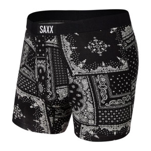 Bokserki męskie szybkoschnące SAXX VIBE Boxer Brief Republika bandany - cza