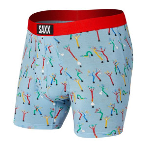 Bokserki męskie SAXX ULTRA BBoxer Brief tańczący dmuchaniec - niebieski