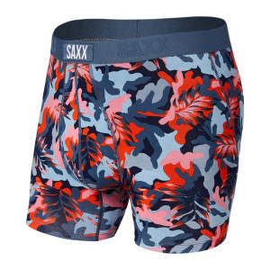 Bokserki męskie SAXX ULTRA Boxer Brief Dżungla moro - granatowa