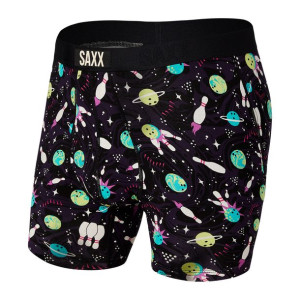 Bokserki męskie SAXX ULTRA Boxer Brief Kręgle - czarne