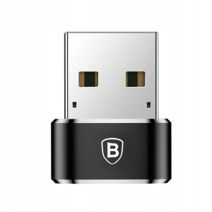 Baseus adapter USB Type-C na USB czarny CAAOTG-01