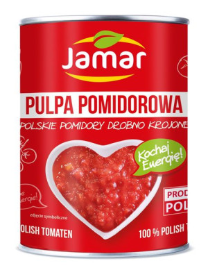 Jamar Pulpa pomidorowa pomidory drobno krojone 400g