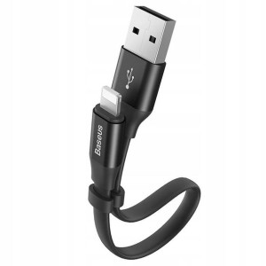 Kabel USB BASEUS 2w1 Android iOS 23cm CALMBJ-01