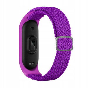 Opaska Strap Fabric do Xiaomi Mi Band 6 5 4 3 Fiol