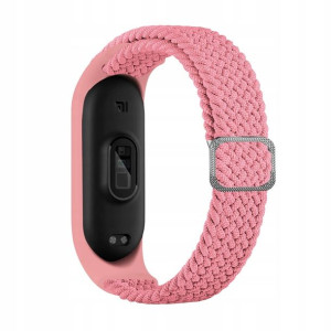 Opaska Strap Fabric do Xiaomi Mi Band 6 5 4 3 Różo