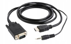 Adapter Gembird A-hdmi-vga-03-10 Hdmi M - D-sub
