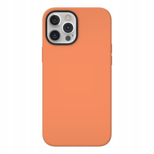 SwitchEasy Etui MagSkin iPhone 12/12 Pro pomarańcz