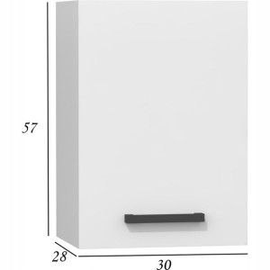 Szafka Kuchenna Wisząca Do Zestawu 30cm Biel