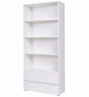 Regał szeroki C3 H.204x92x34 COCO biały mat