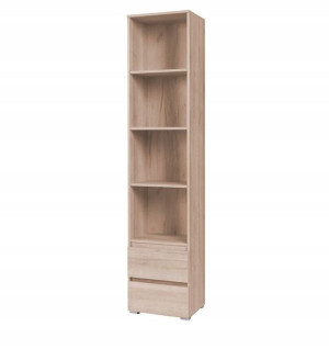 Regał wąski C1 H.204x45x34 COCO dąb sonoma