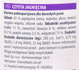 ANIMONDA GranCarno Single Protein: jagnięcina 800g