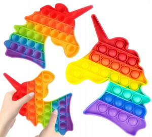 Pop It Jednorożec Push Pop Zabawka Antystresowa