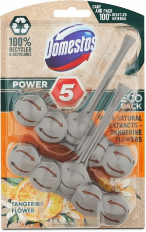 DOMESTOS Power 5 Eco Kostka zapachowa WC Tang 2x55