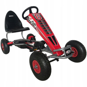 Gokart sportowy Enero 14 czerwony