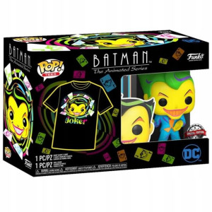 Funko POP! Figurka + T-shirt Joker (Blacklight)