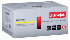 Toner Activejet ATL-71YNX (zamiennik Lexmark żółty