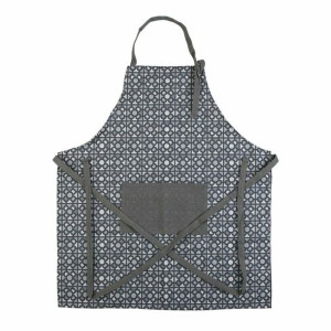 Fartuch Versa Urbana Szary Materiałowy (80 x 70 cm)