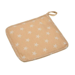 Rękawice piekarnika Versa Stars Beżowy Materiałowy (20 x 20 cm)
