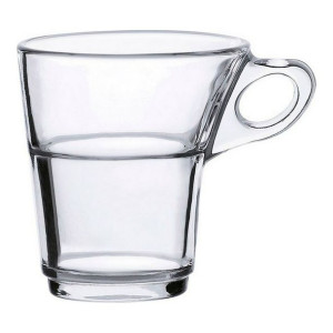 Zestaw 6 filiżanek do kawy Duralex Caprice Szkło Przezroczysty 90 ml