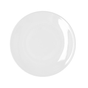 Talerz Bidasoa Glacial Coupe Ceramika Biały (25 cm) (Pack 6x)