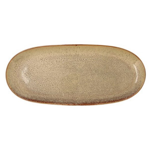 Talerz Bidasoa Ikonic Ceramika Brązowy (36 x 16 cm) (Pack 2x)