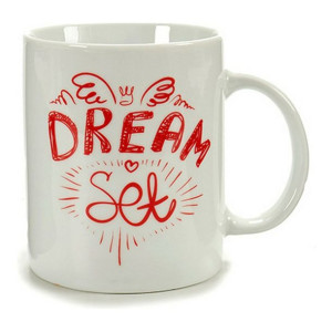Kubek Czerwony Porcelana dream