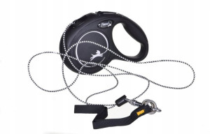 Smycz FLEXI aut. New Classic CAT linka XS 3m czerń