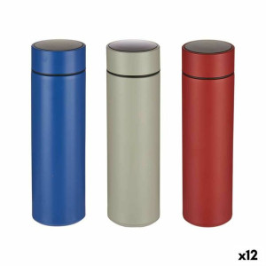 Termos Ekran LED Stal nierdzewna Silikon Plastikowy 400 ml (12 Sztuk)