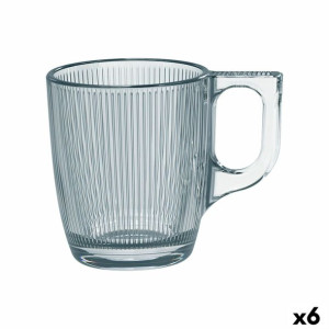 Šálka Luminarc Stripy Przezroczysty Szkło (90 ml) (6 Sztuk)