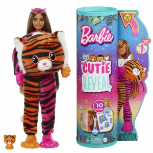 Barbie Cutie Reveal Seria Dżungla Tygrys HKP99 (HK