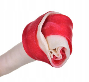 MACED Przysmak kość wiązana biała bekon 21cm 1szt.