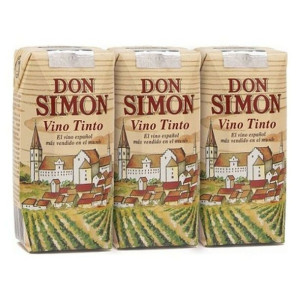 Czerwone wino Don Simon (3 x 187 ml)